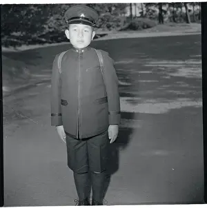 Akihito Prints: Prince Akihito in School Uniform