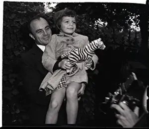 Zebra Prints: Prince Ali Khan W/Daughter Yasmin
