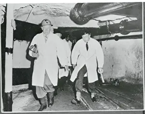 Bernhard Prints: Prince Bernhard Inspecting a Gold Mine