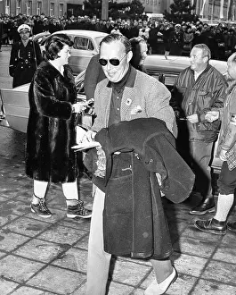 Nobility Prints: Prince Bernhard of the Netherlands visits the Olympic Games in Innsbruck