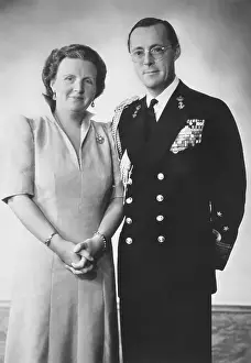 Amsterdam Prints: Prince Bernhard with Princess Juliana