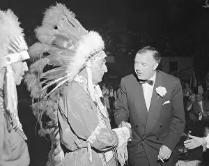 Paul Prints: Prince Bertil with Chief Big Cloud
