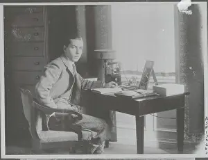 Prince Bertil Studying
