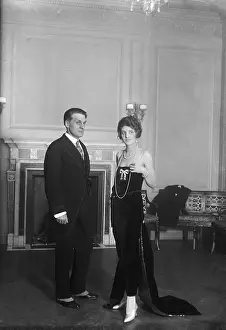Prince Bibesco with Mabel Palmer
