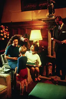 Norfolk Prints: Prince Charles and Family Relaxing at Home