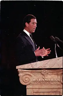 Charles Prints: Prince Charles Gesturing During Speech