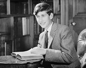 Charles Prints: Prince Charles Looking Over a Book