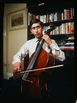 Charles Prints: Prince Charles Playing Cello