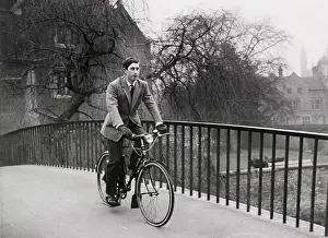 Prince Charles Riding Bicycle