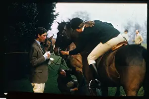 Charles Prints: Prince Charles with Sister and her Horse