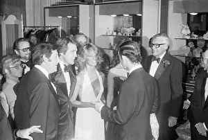 Prince Charles Speaking with Farrah Fawcett Majors