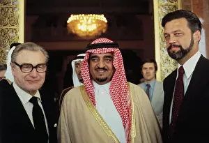 Prince Fahd with Acquaintances