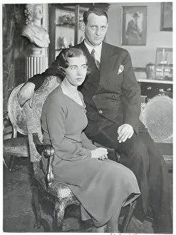 Copenhagen Prints: Prince Frederick and Princess Ingrid on Chair