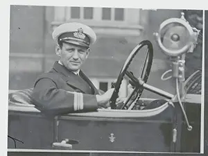 Danish Prints: Prince Frederik Driving a Car