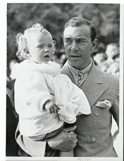 Fatherhood Prints: Prince Gustaf Adolf Holding His Daughter