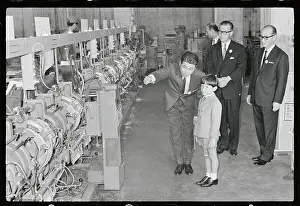 Prince Hiro Visiting a Printing Factory