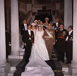 Sofia Prints: Prince Juan Carlos and Princess Sofia at their Wedding