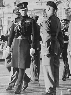 Prince Philip Inspecting a Guard of Honor