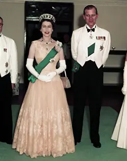 Prince Phillip with Queen Elizabeth II