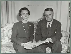 Gloomy Prints: Prince and Princess of Sweden in 1947