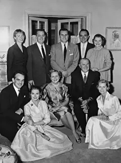 Sister In Law Prints: Prince Rainier with Grace Kelly and Family