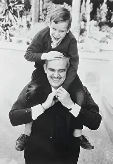 Prince Rainier Hugging Albert