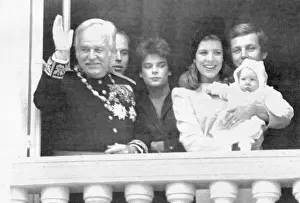 Monaco Prints: Prince Rainier, Prince Albert, Princess Stephanie