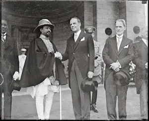 Marvin Mcintyre Prints: Prince Ras Desta Demtu Being Greeted