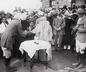 George Vi Prints: Prince of Wales Being Greeted by Woman of Bhopal