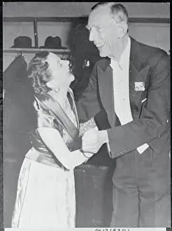 Wilhelm Prints: Prince Wilhelm Holding Hands With Dora Soderberg-Carlsten