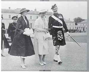 Katharine Prints: Princess Alexandra Walking With Her Mother