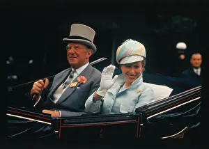 Ascot Prints: Princess Anne Waving