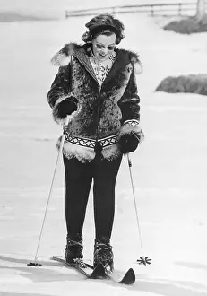 Gstaad Prints: Princess Beatrix Skiing
