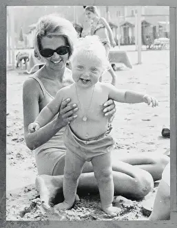 Princess Brigitte with Her Son