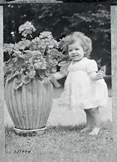Christina Prints: Princess Christina Posing Near Flowers