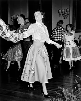 Royalty Prints: Princess Elizabeth Square Dancing In Ottawa