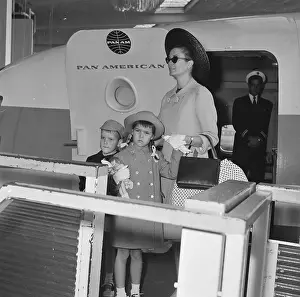 Caroline Prints: Princess Grace with Her Children Albert and Caroline