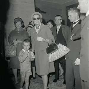Albert Ii Prints: Princess Grace with Her Son Albert