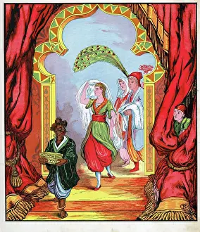Folk Prints: Princess Jasmine Enters