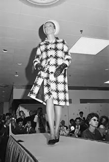 Glamour Prints: Princess Luciana of Rome Modeling on Runway