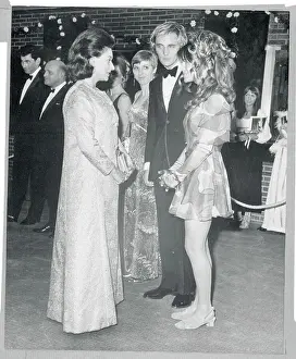 Princess Margaret Chatting with Actress Julie Christie