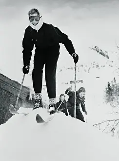 Oslo Prints: Princess Margareth Skiing