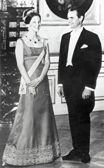 Prince Of Denmark Prints: Princess Margrethe with Her Fiance
