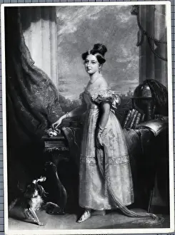 Princess Prints: Princess Victoria, Painted Portrait