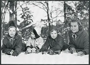Desiree Prints: Princesses Playing in the Snow