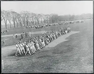 Princeton University Students During ROTC Exercises