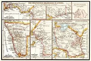 Namibia Collection: The six principal colonies of German Africa