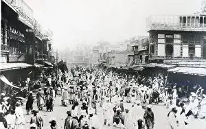 Frontiers Prints: Principle Street in Peshawur, India