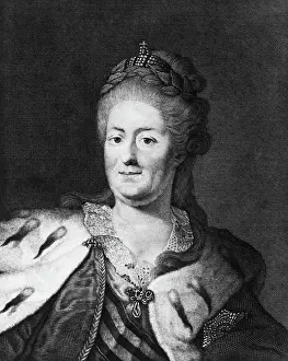 Print of Catherine II, Empress Of Russia