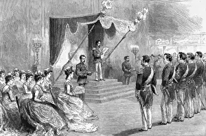 Constitution Prints: Print Depicting Emperor Mutsuhito Promulgating the New Constitution